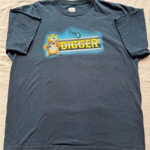 NASCAR Fox Digger Graphic Tee Chase Authentics 2XL 100% Cotton